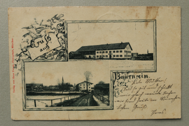 AK Gruss aus Baiernrein / 1900 / Mehrbildkarte / Bauernhof